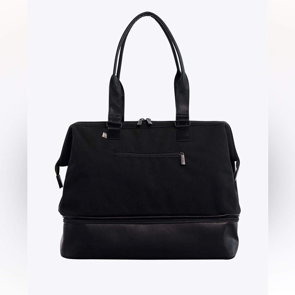 Beis Convertible Weekender Bag in Black